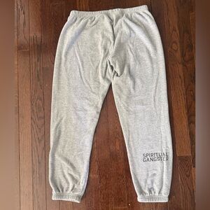EUC Spiritual Gangster gray jogger Sweatpants size large